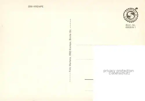 AK / Ansichtskarte Krempe_Holstein Teilansichten Altstadt Volksfest Turm Partie am Wasser Krempe_Holstein