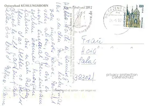 AK / Ansichtskarte Kuehlungsborn_Ostseebad Fliegeraufnahme Kuehlungsborn_Ostseebad