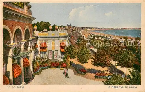 AK / Ansichtskarte La_Baule_sur_Mer La Plage vue du Casino La_Baule_sur_Mer
