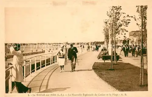 AK / Ansichtskarte La_Baule_sur_Mer La nouvelle esplanade du casino et la plage La_Baule_sur_Mer