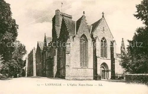 AK / Ansichtskarte Lamballe Eglise Notre Dame Lamballe