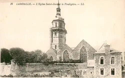 AK / Ansichtskarte Lamballe Eglise Saint Jean et le Presbytere Lamballe