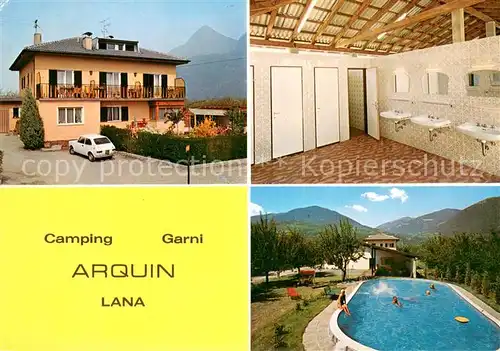 AK / Ansichtskarte Lana_Meran Camping Arquin Swimming Pool Lana_Meran