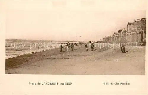 AK / Ansichtskarte Langrune sur Mer La Plage Langrune sur Mer