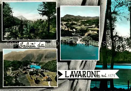 AK / Ansichtskarte Lavarone Panorama Uferpartie am See Lavarone