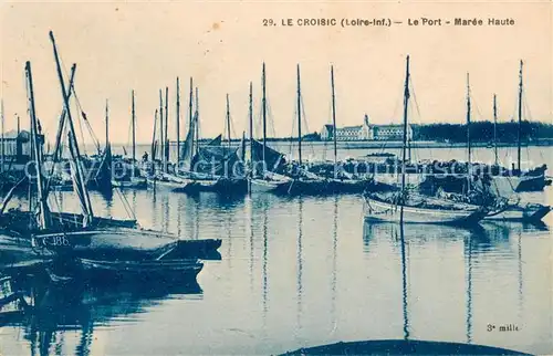 AK / Ansichtskarte Le_Croisic Le Port Maree Haute Le_Croisic