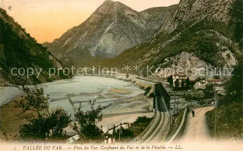 AK / Ansichtskarte Le_Plan_du_Var Confluent du Var et de la Vesubie Collection Vallee du Var 