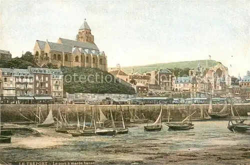 AK / Ansichtskarte Le_Treport Le port a maree basse Le_Treport