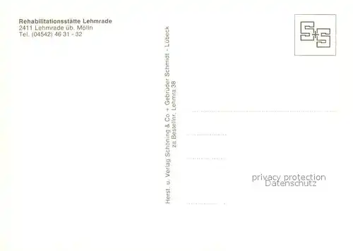 AK / Ansichtskarte Lehmrade Rehabilitationsstaette der Genesungshilfe e.V. Hamburg Speisesaal Minigolf Lehmrade