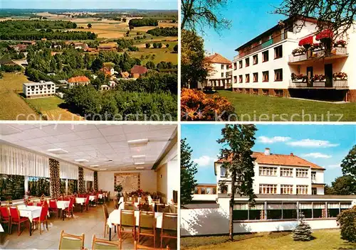 AK / Ansichtskarte Lehmrade Rehabilitationsstaette der Genesungshilfe e.V. Hamburg Speisesaal Fliegeraufnahme Lehmrade