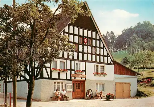 AK / Ansichtskarte Lennestadt Pension Haus Klaukenhof Lennestadt