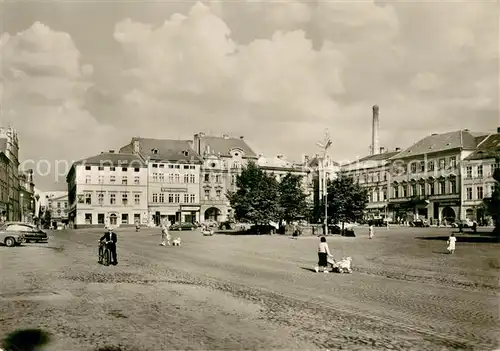 AK / Ansichtskarte Litomerice_Leitmeritz_Nordboehmen Mirove namesti Friedensplatz Litomerice_Leitmeritz