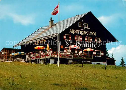 AK / Ansichtskarte Lofer Alpengasthof Haus Schoenblick Loferer Alm Lofer