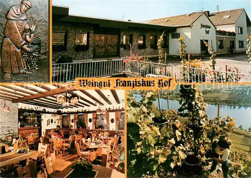 AK / Ansichtskarte Longuich Weingut Franziskus Hof Weinreben Longuich