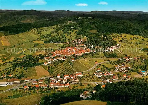 AK / Ansichtskarte Loewenstein Fliegeraufnahme mit Loewensteiner Bergen Loewenstein