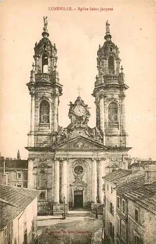 AK / Ansichtskarte Luneville Eglise Saint Jacques Luneville