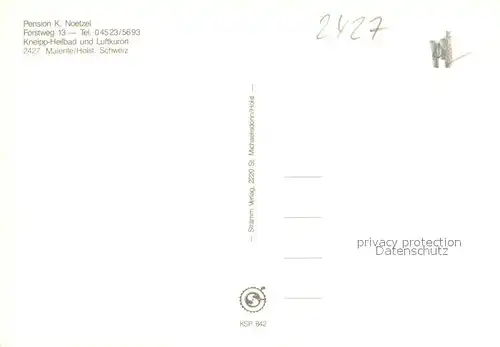 AK / Ansichtskarte Malente Gremsmuehlen Pension Noetzel Malente Gremsmuehlen