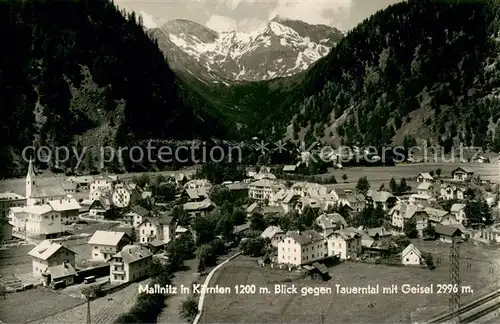 AK / Ansichtskarte Mallnitz_Kaernten Panorama Blick gegen Tauerntal mit Geisel Mallnitz Kaernten