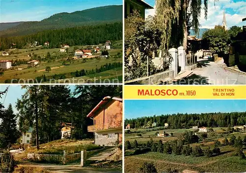 AK / Ansichtskarte Malosco Teilansichten Landschaftspanorama Malosco