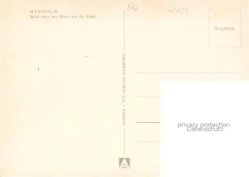 AK / Ansichtskarte Mannheim_Rhein Fliegeraufnahme mit Rheinfrachter 