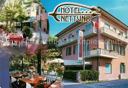AK / Ansichtskarte Marina_di_Pietrasanta Hotel Nettuno Terrasse Marina_di_Pietrasanta
