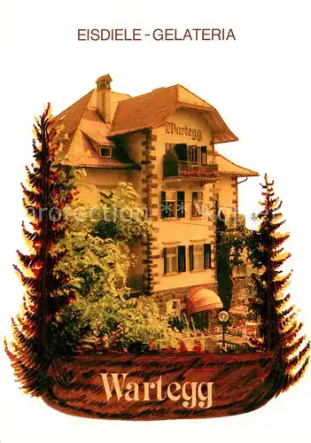 AK / Ansichtskarte Marling Wartegg Eisdiele Gelateria Terrassen Cafe Marling