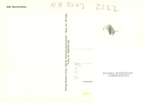 AK / Ansichtskarte Marne_Holstein Fliegeraufnahme Marne_Holstein