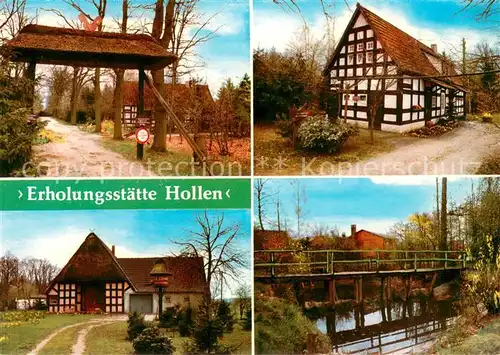 AK / Ansichtskarte Martfeld Erholungsstaette Hollen Eingangstor Bruecke Martfeld