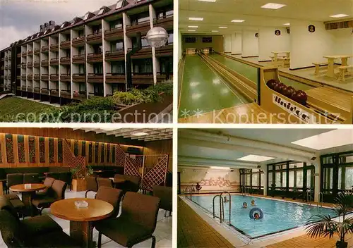 AK / Ansichtskarte Matrahaza Hotel Okisz Kegelbahn Hallenbad Matrahaza
