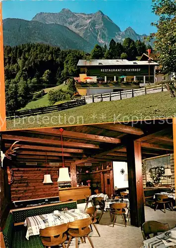 AK / Ansichtskarte Mayrhofen_Zillertal Gasthaus Restaurant Mayrhof Mayrhofen_Zillertal