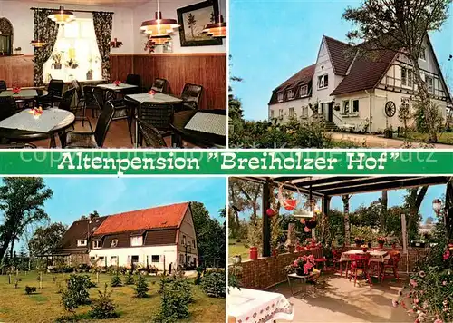 AK / Ansichtskarte Meckelmoor_Breiholz Altenpension Breiholzer Hof Terrasse 