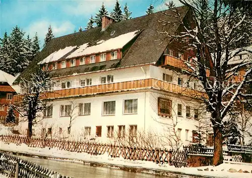 AK / Ansichtskarte Menzenschwand Kurheim Haus Pieper Menzenschwand