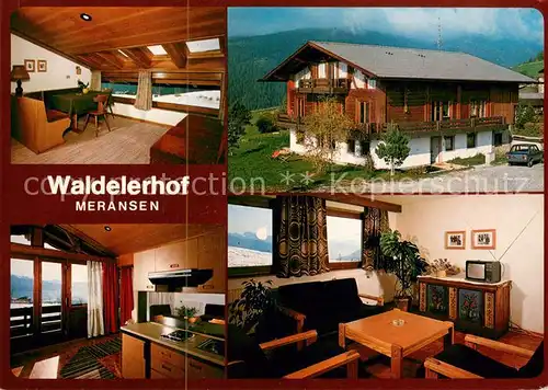 AK / Ansichtskarte Meransen Waldelerhof Gastraeume Meransen