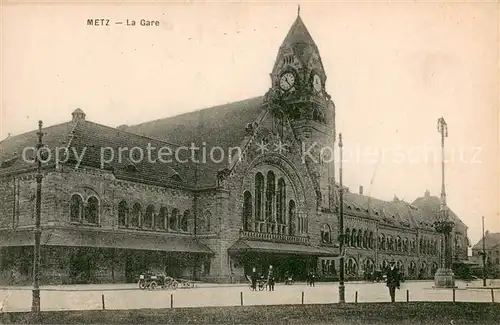 AK / Ansichtskarte Metz_Moselle La Gare Metz_Moselle