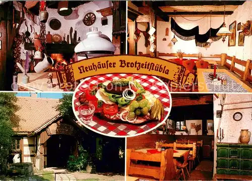 AK / Ansichtskarte Michelau_Steigerwald Neuhaeuser Brotzeitstuebla Gastraeume Michelau_Steigerwald