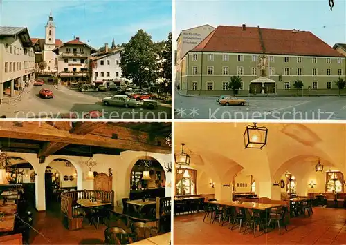 AK / Ansichtskarte Miesbach Ortspartie Hotel Waitzinger Gastraeume Miesbach
