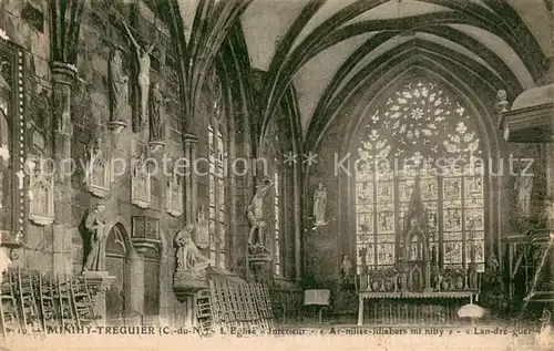 AK / Ansichtskarte Minihy Treguier Interieur de l eglise Minihy Treguier
