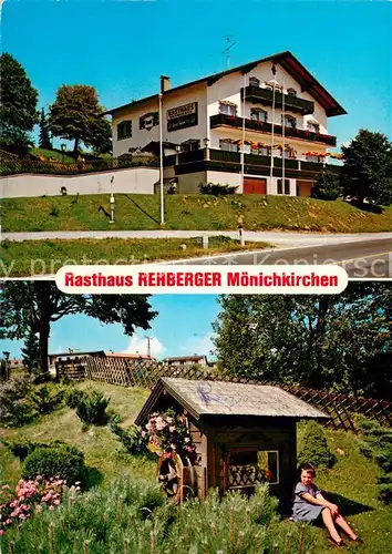 AK / Ansichtskarte Moenichkirchen Rasthaus Rehberger Garten Moenichkirchen