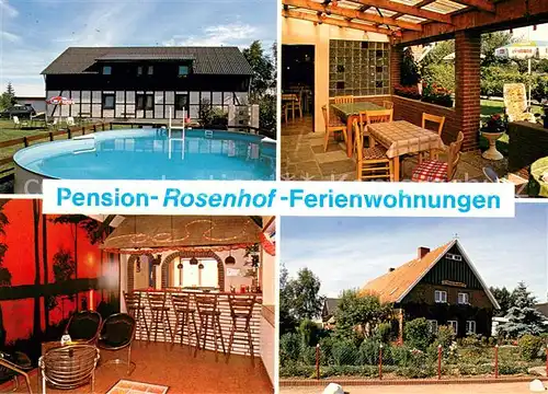 AK / Ansichtskarte Muehlen_Koehn Pension Rosenhof Ferienwohnungen 