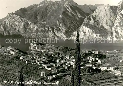 AK / Ansichtskarte Nago_Lago_di_Garda Panorama Gardasee Nago_Lago_di_Garda