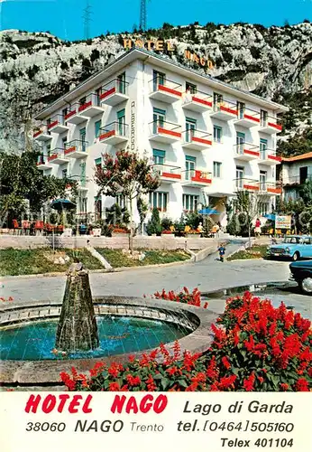 AK / Ansichtskarte Nago_Lago_di_Garda Hotel Nago Brunnen Nago_Lago_di_Garda