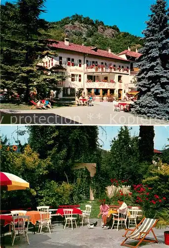 AK / Ansichtskarte Nals_Bozen Park Pension Zum Rosenbaum Garten Terrasse Nals_Bozen