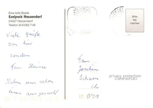 AK / Ansichtskarte Nessendorf Eselpark Nessendorf Restaurant Teilansichten Nessendorf