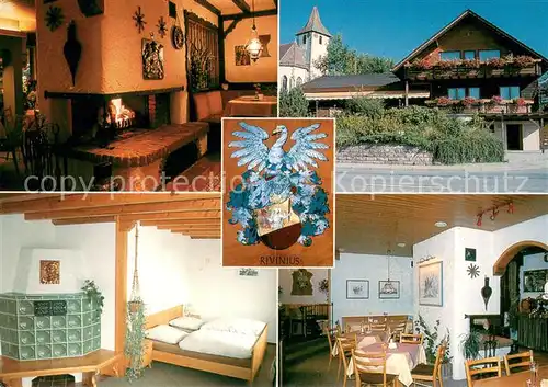 AK / Ansichtskarte Neubulach Cafe Albblick Kaminzimmer Gaestezimmer Gaststube Rivinius Neubulach