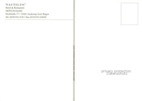 AK / Ansichtskarte Neukamp Hotel Restaurant Nautilus Neukamp