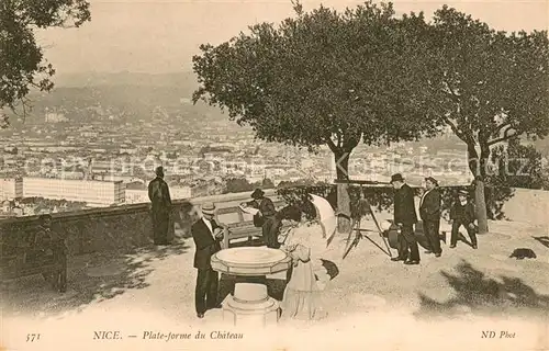 AK / Ansichtskarte Nice_Alpes_Maritimes Plate forme du Chateau Nice_Alpes_Maritimes