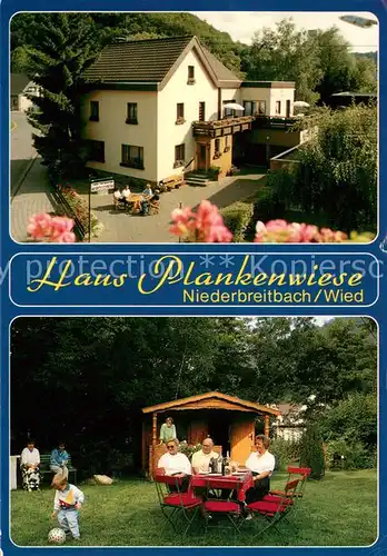 AK / Ansichtskarte Niederbreitbach Haus Plankenwiese Gaestehaus Pension Garten Gartenhaus Niederbreitbach