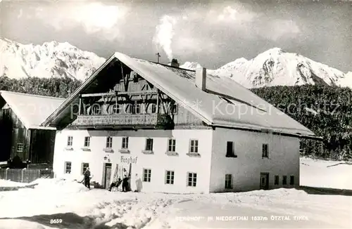 AK / Ansichtskarte Niederthal Berghof Niederthal