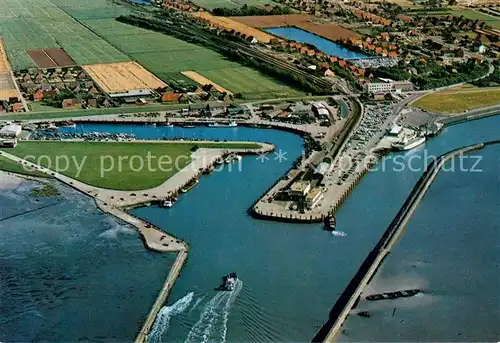 AK / Ansichtskarte Norddeich_Dithmarschen Norddeich Mole Fliegeraufnahme Norddeich Dithmarschen