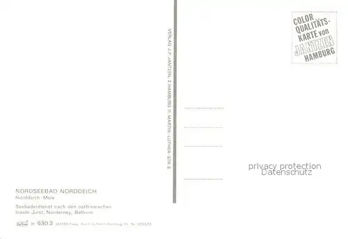 AK / Ansichtskarte Norddeich_Dithmarschen Norddeich Mole Fliegeraufnahme Norddeich Dithmarschen